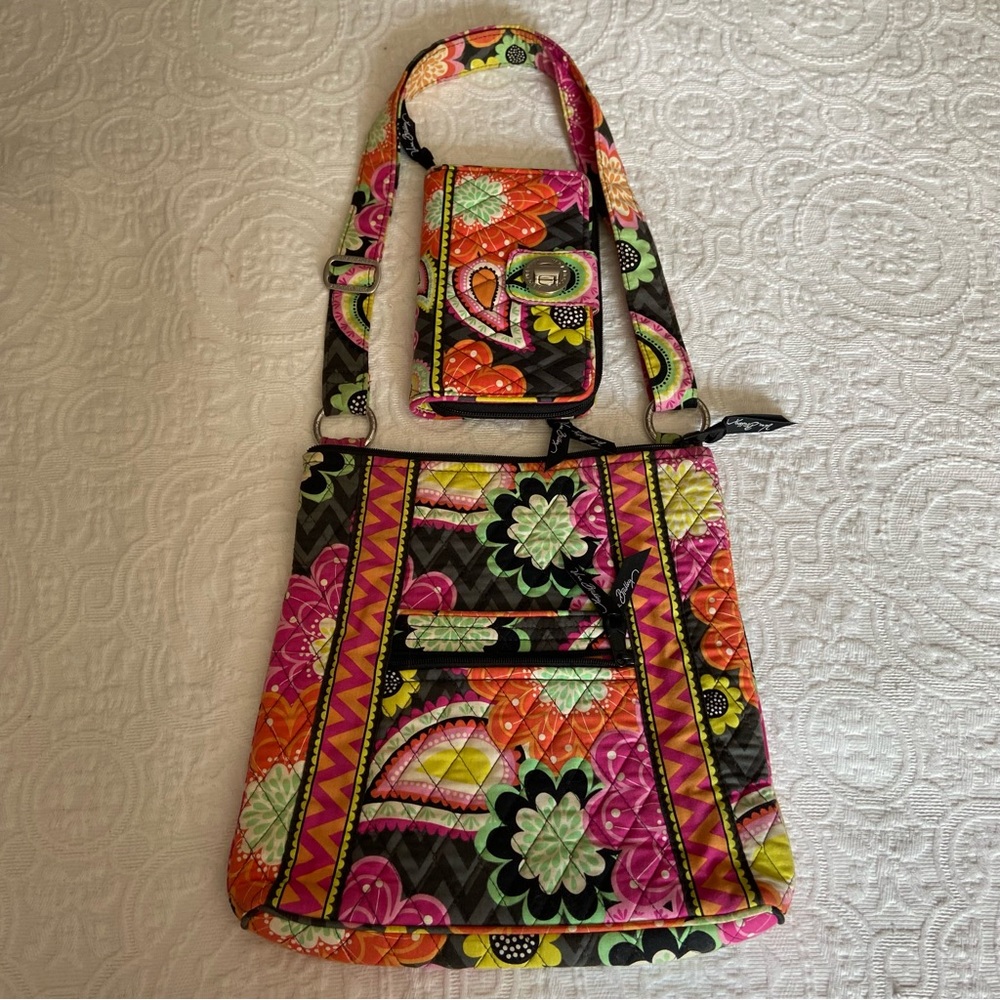 Vera Bradley Crossbody & matching wallet
